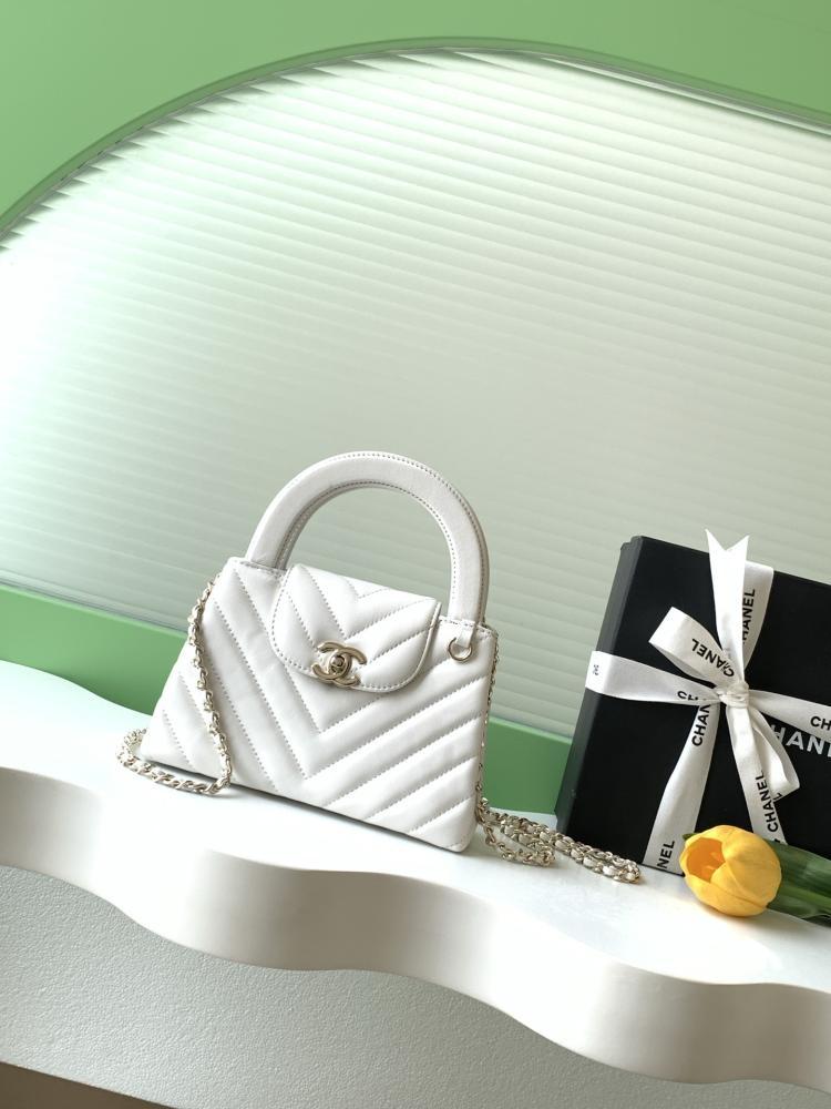 Lambskin Top Handle Bag