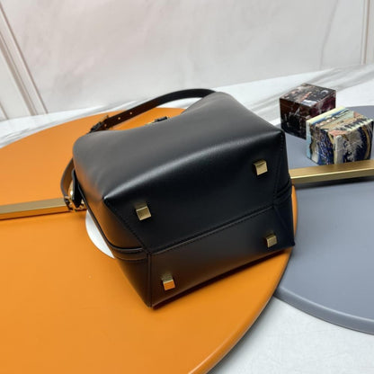 Alma Calfskin Bucket Bag