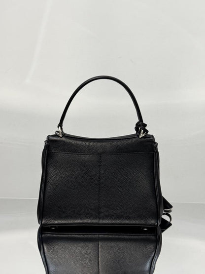 Leather Top Handle Bag