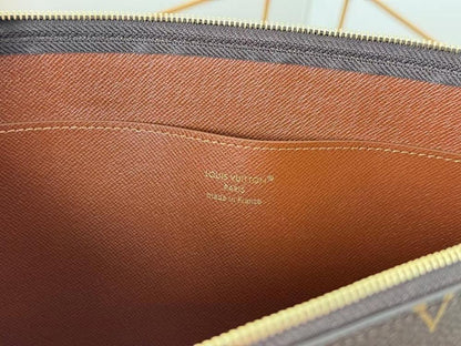 Alma Gold Monogram Travel Bag