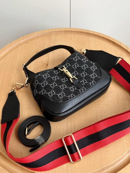 Modern Italian-Inspired Gold Leather Shoulder Bag