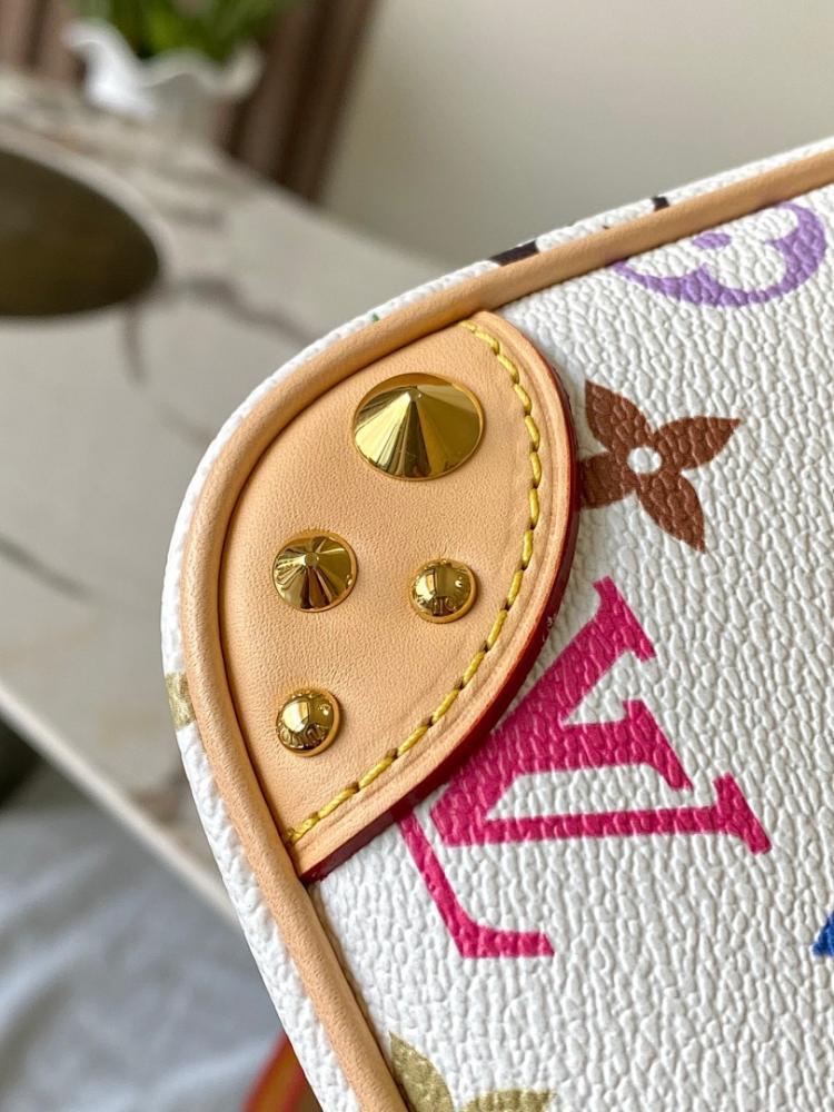 Diane Monogram Leather Shoulder Bag