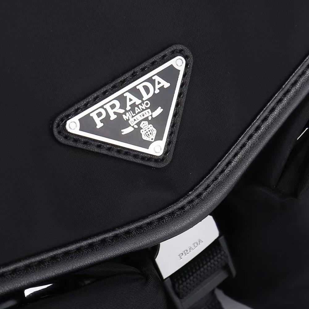 Classic Premium Woven Nylon Shoulder Bag