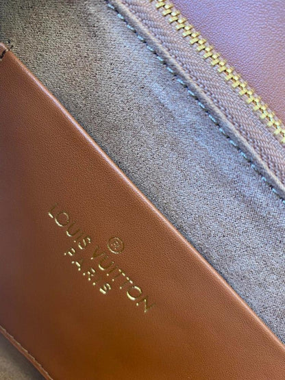 Modern Luxury Leather Top Handle Bag