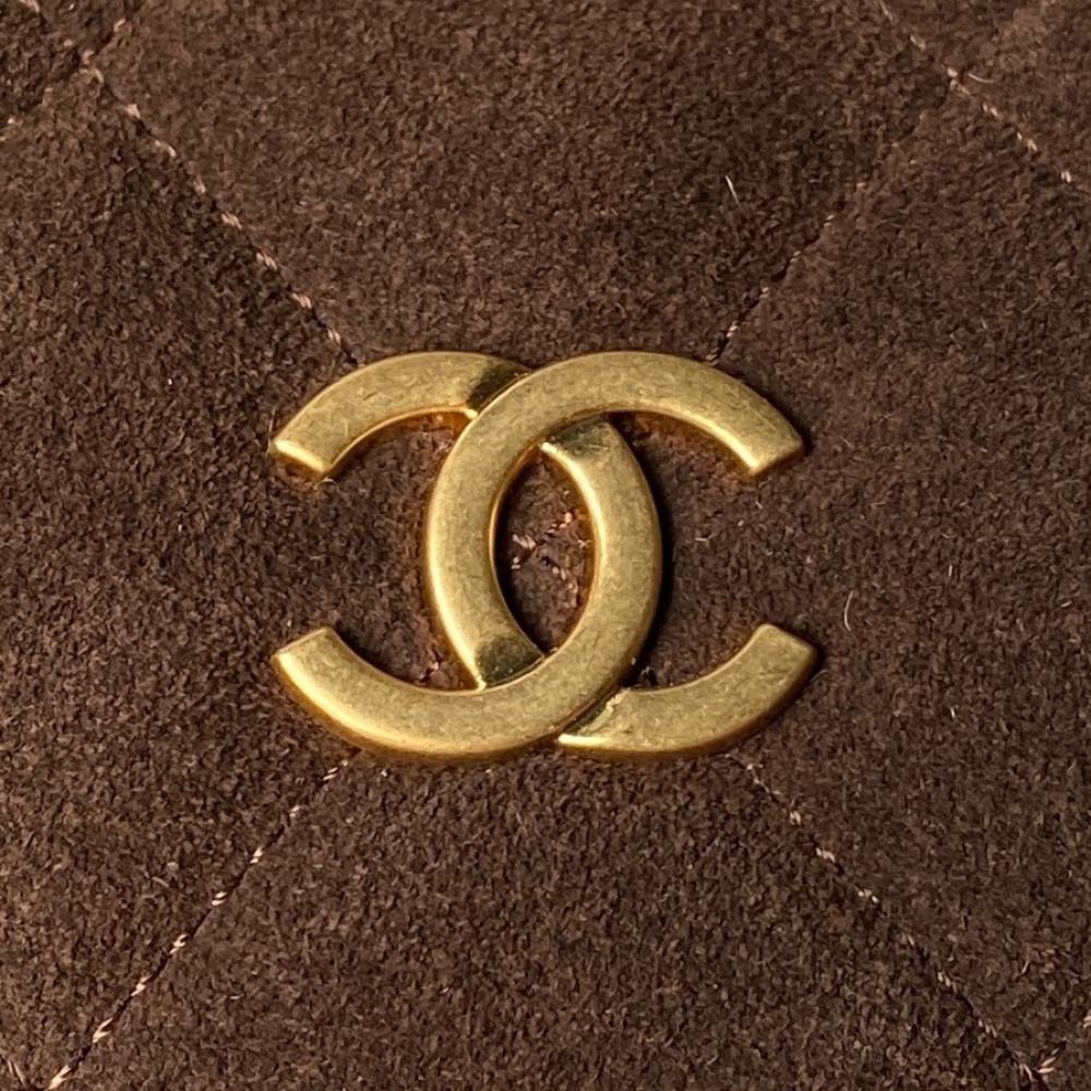 Suede Top Handle Bag