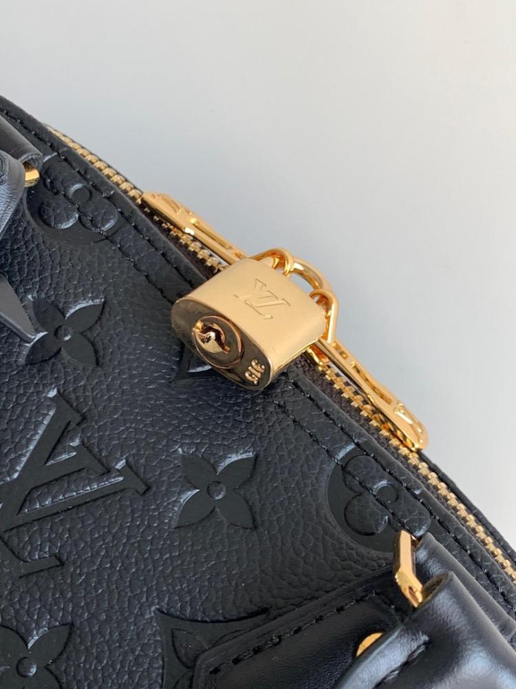 Alma Gold Quilted Leather Bag