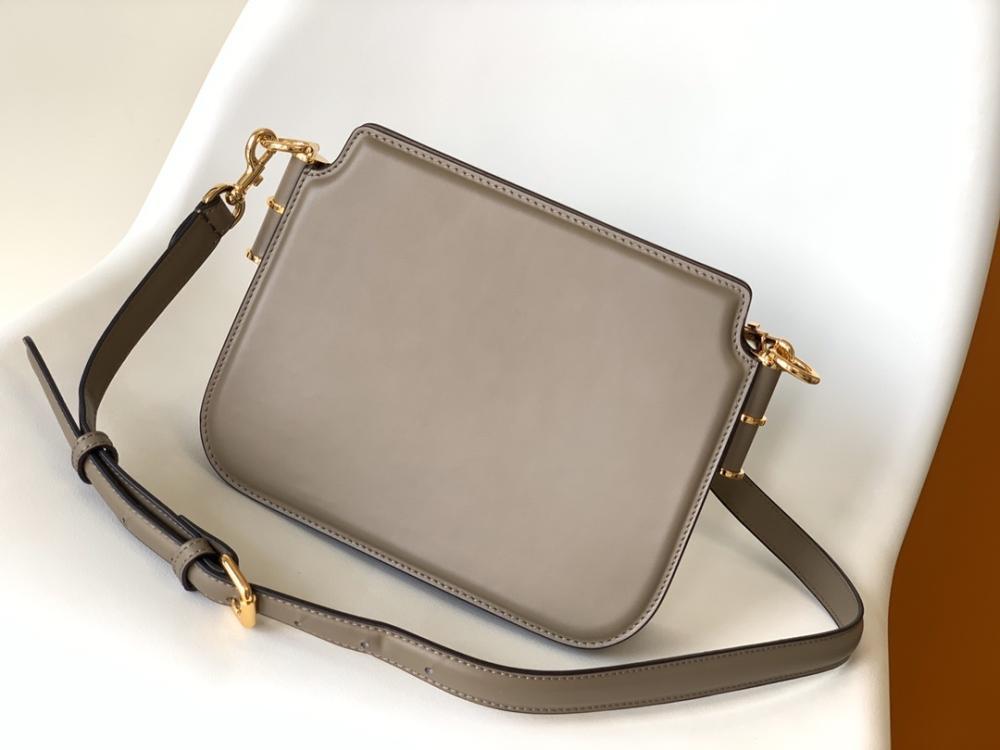 Gold Leather Shoulder Bag