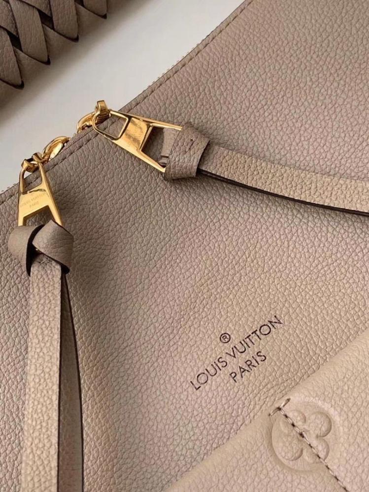 Modern Refined Woven Leather Top Handle Bag