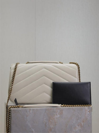 Loulou Leather Shoulder Bag