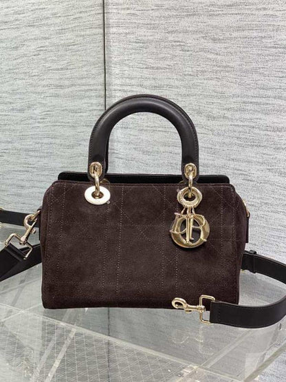 Leather Top Handle Bag