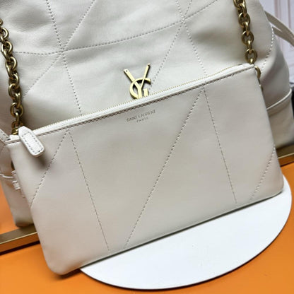 Gold Leather Shoulder Bag