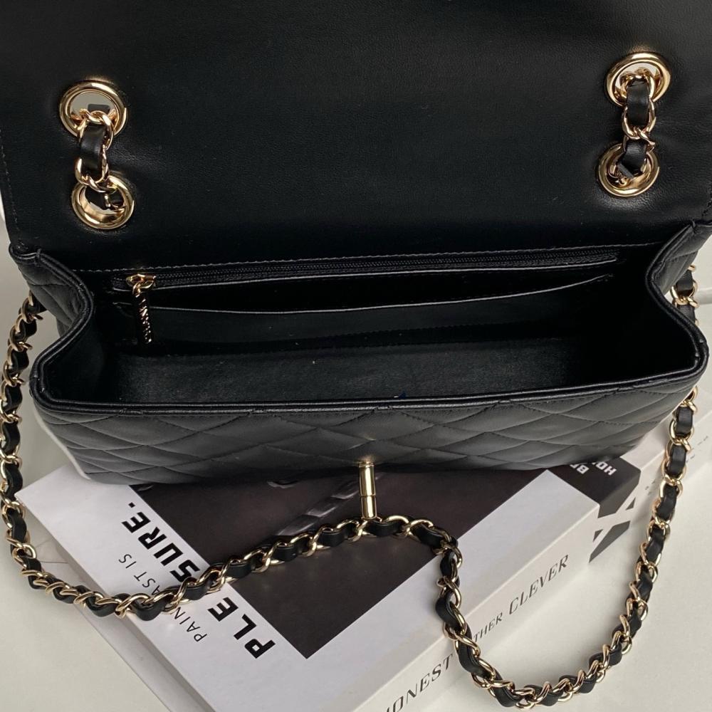 Lambskin Top Handle Bag