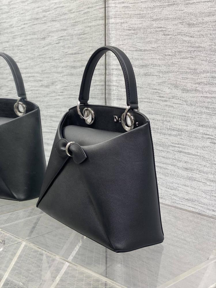 Silver Top Handle Bag