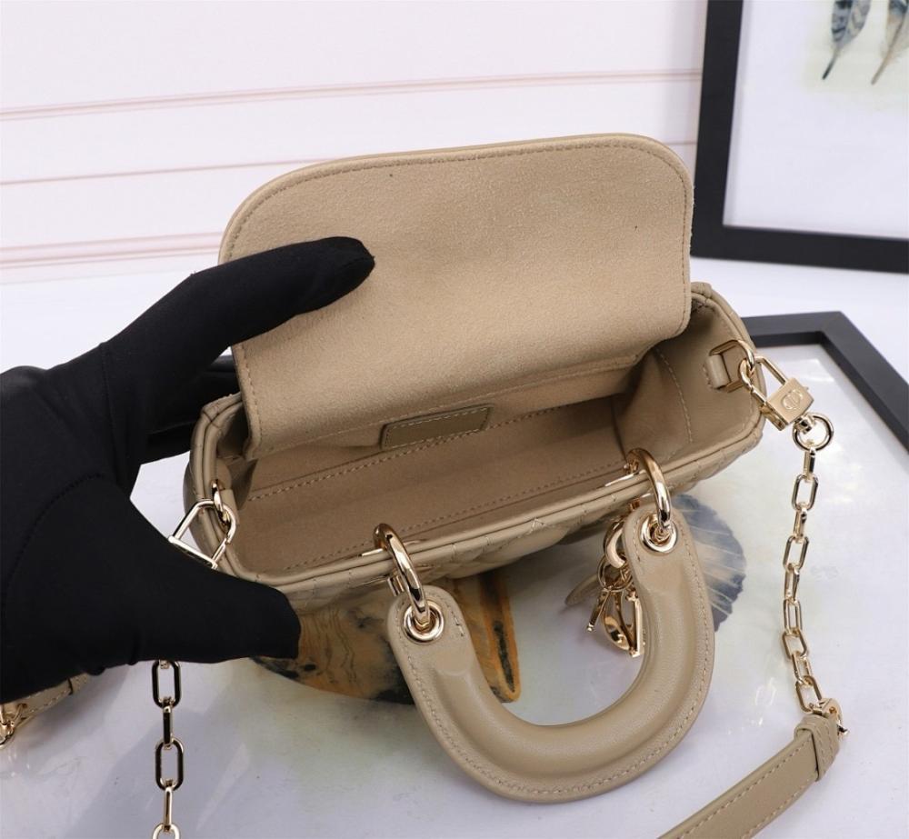 Alma Gold Lambskin Crossbody Bag