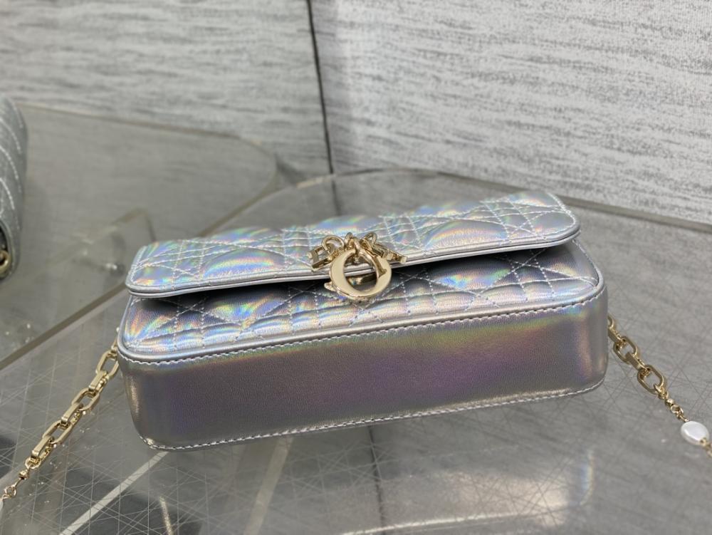 Silver Top Handle Bag