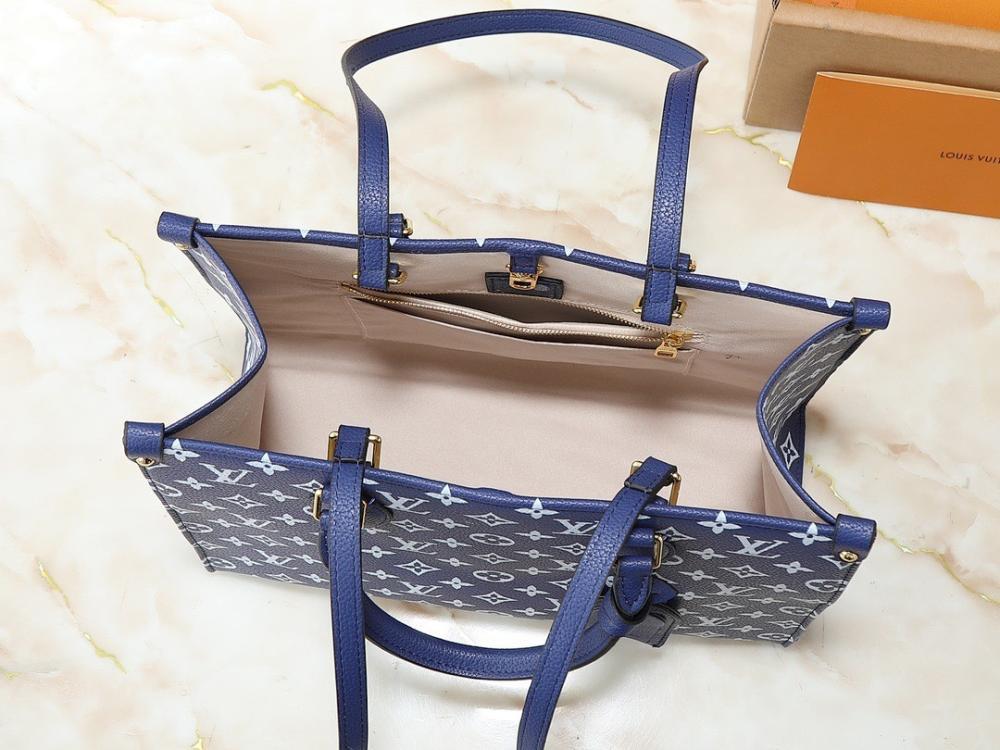 OnTheGo Monogram Leather Tote Bag