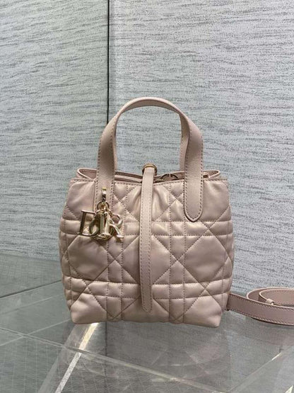 Alma Gold Calfskin Top Handle Bag