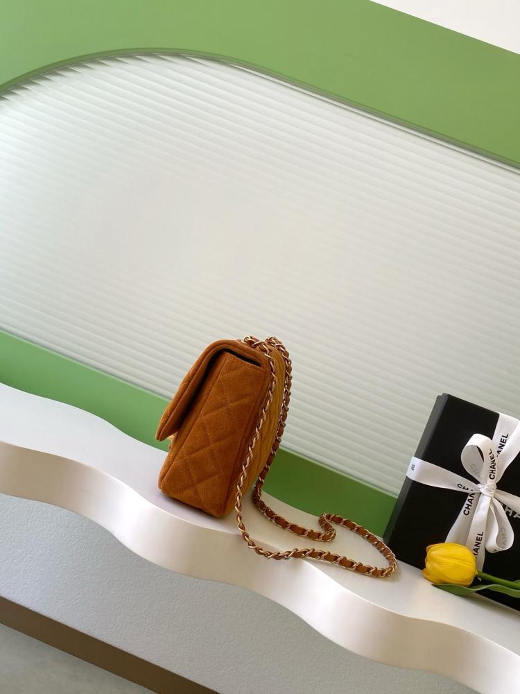Alma Gold Suede Top Handle Bag