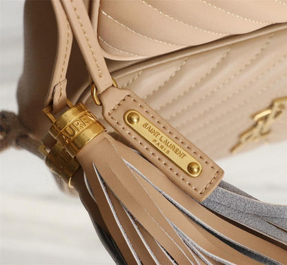 Alma Gold Leather Bag