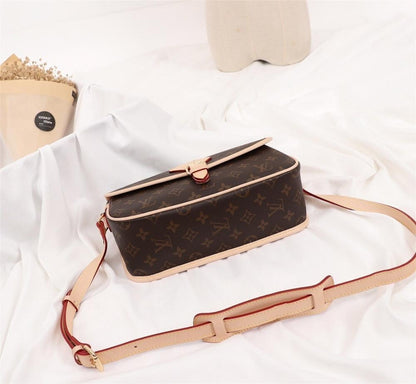 Luxury Refined Leather Shoulder Bag