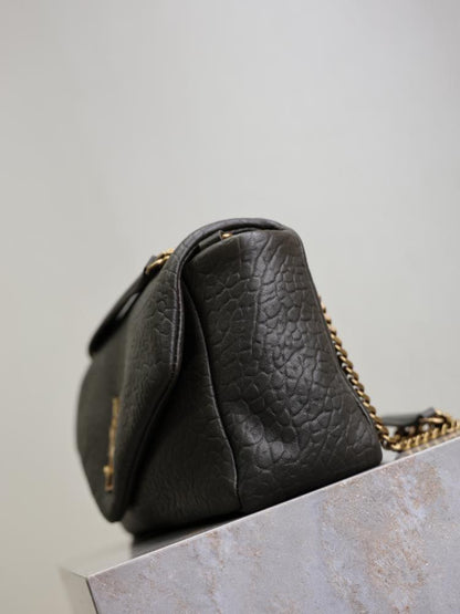 Lambskin Top Handle Bag