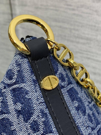 Denim Hobo Bag