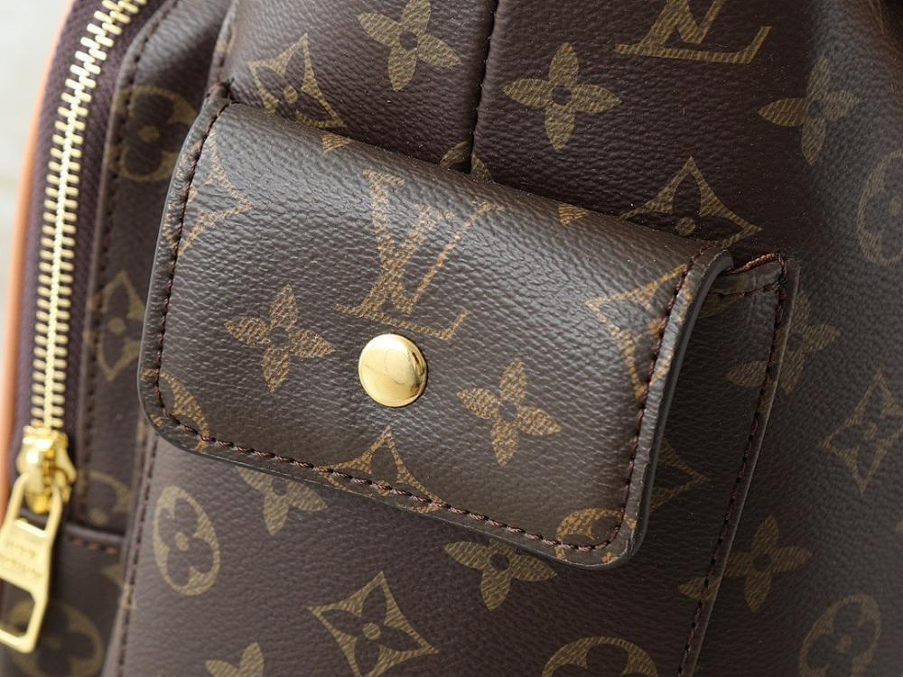 Alma Monogram Canvas Shoulder Bag