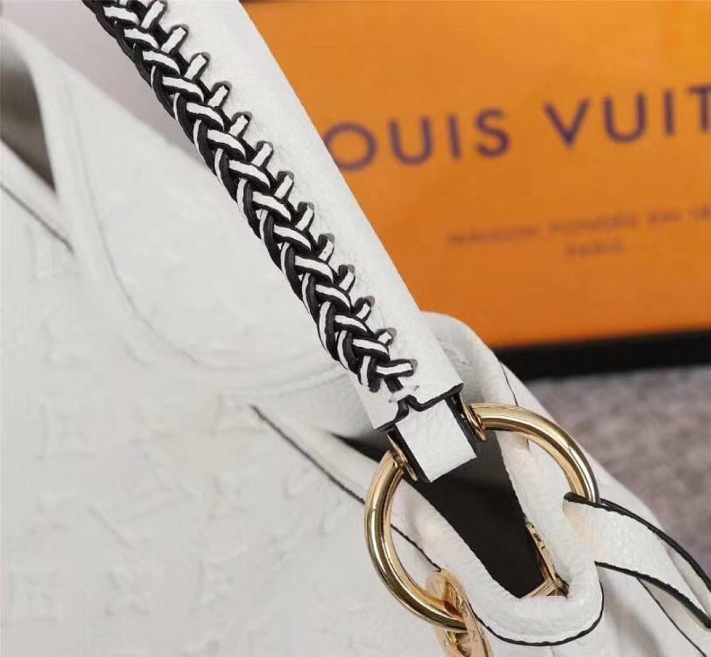 Modern Italian-Inspired Gold Monogram Top Handle Bag