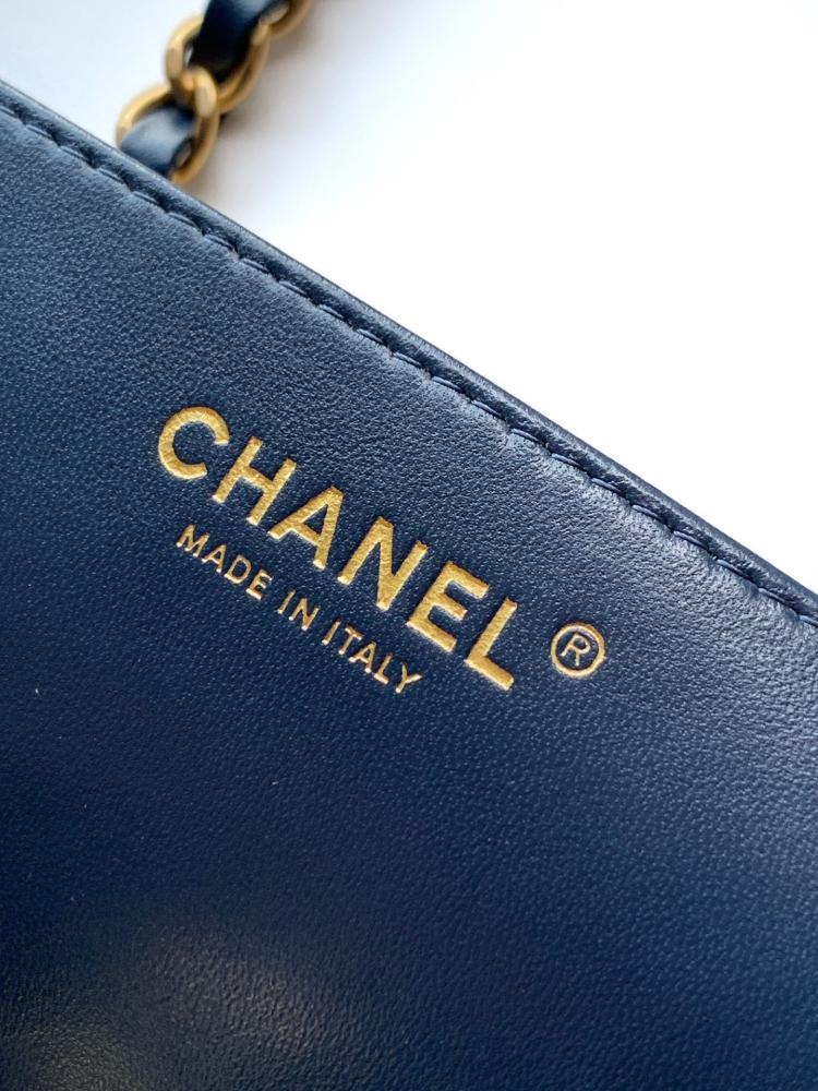 Lambskin Top Handle Bag