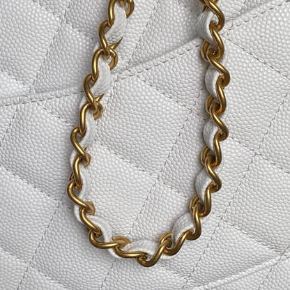 Leather Top Handle Bag