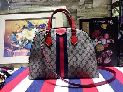 Ophidia Red Shoulder Bag