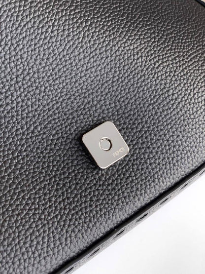Classic Leather Top Handle Bag