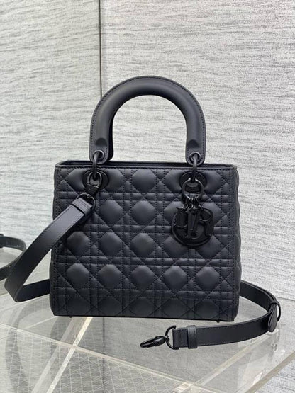 Lambskin Top Handle Bag