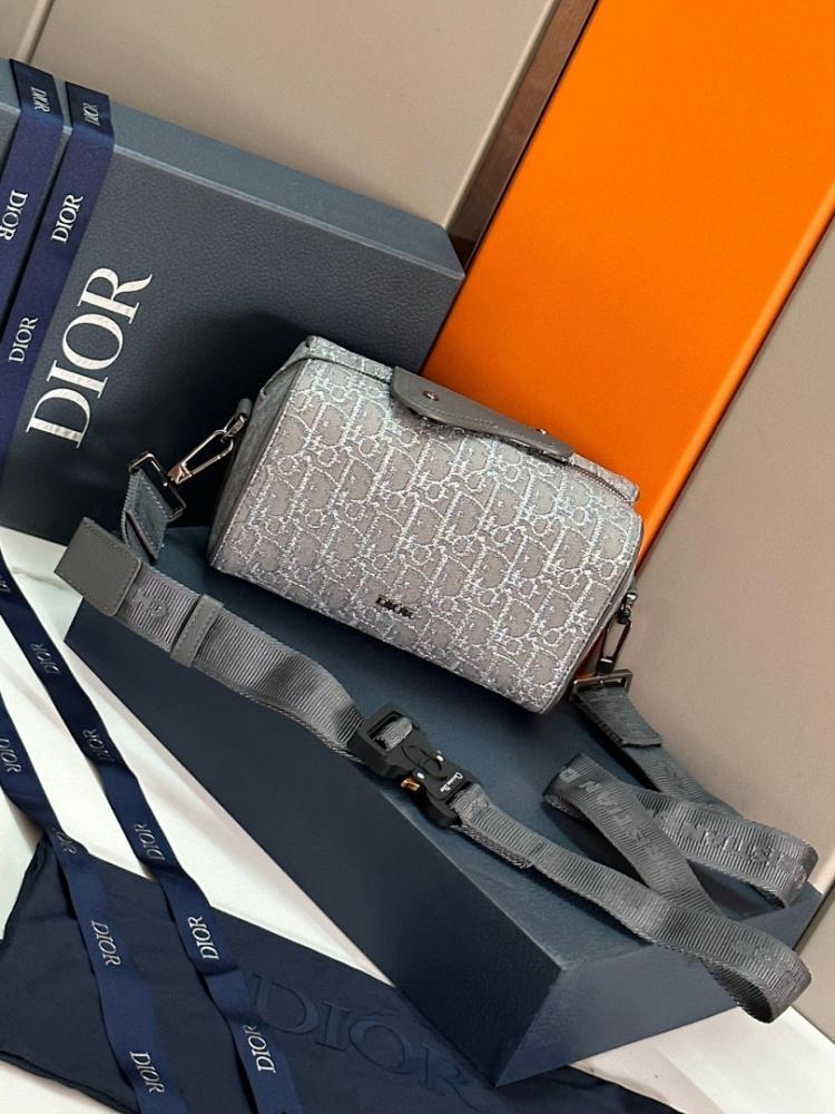 Luxury Grey Printed Calfskin Shoulder Bag – Limited Edition