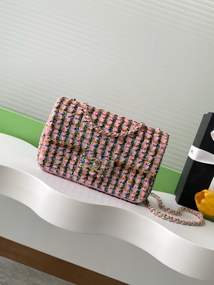 Embroidered Top Handle Bag