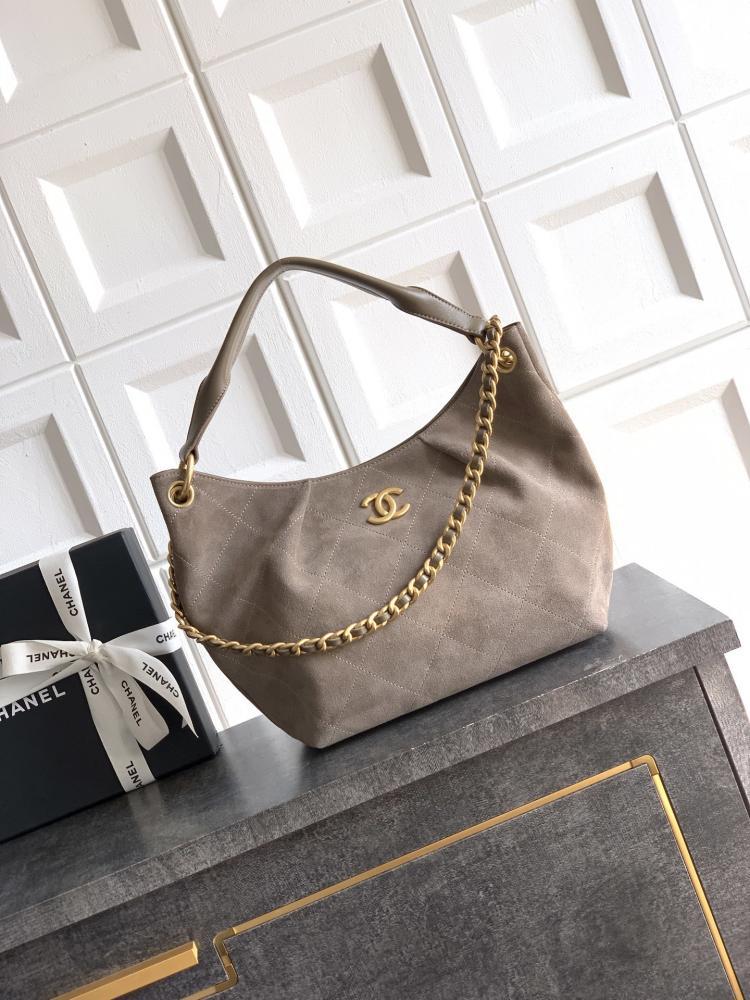 Suede Hobo Bag