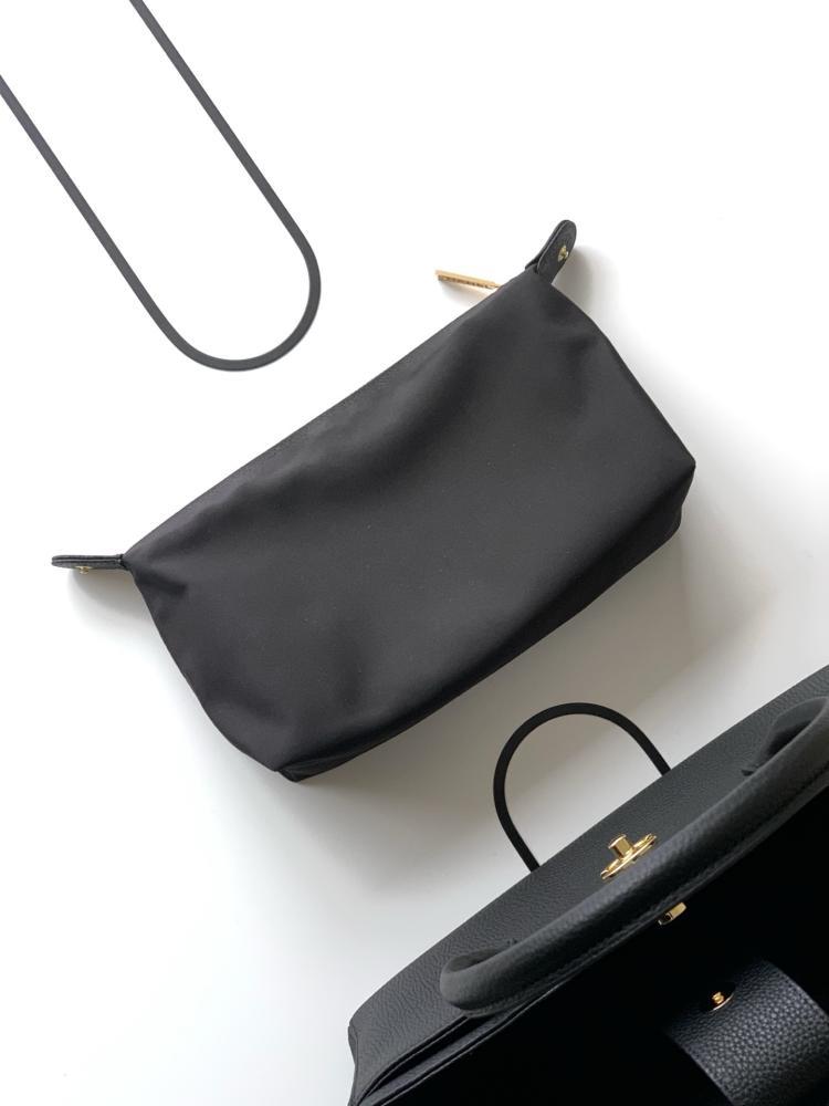 Gold Calfskin Top Handle Bag