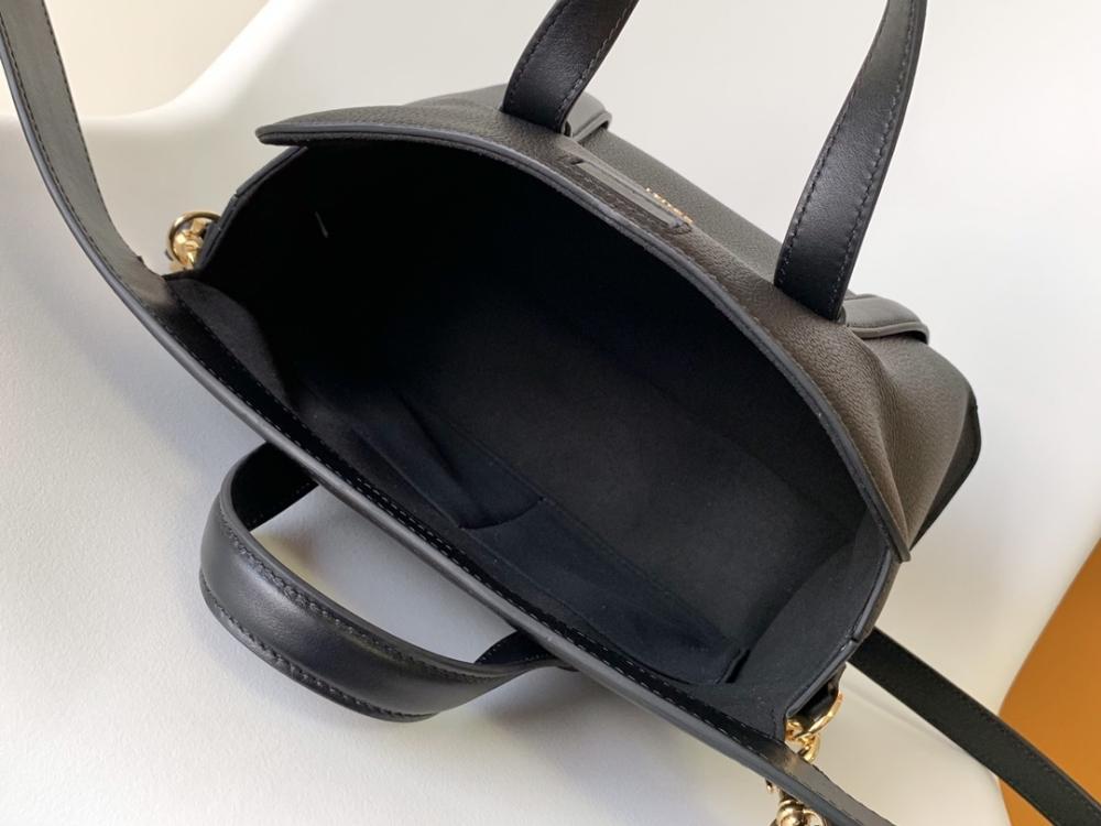 Leather Top Handle Bag