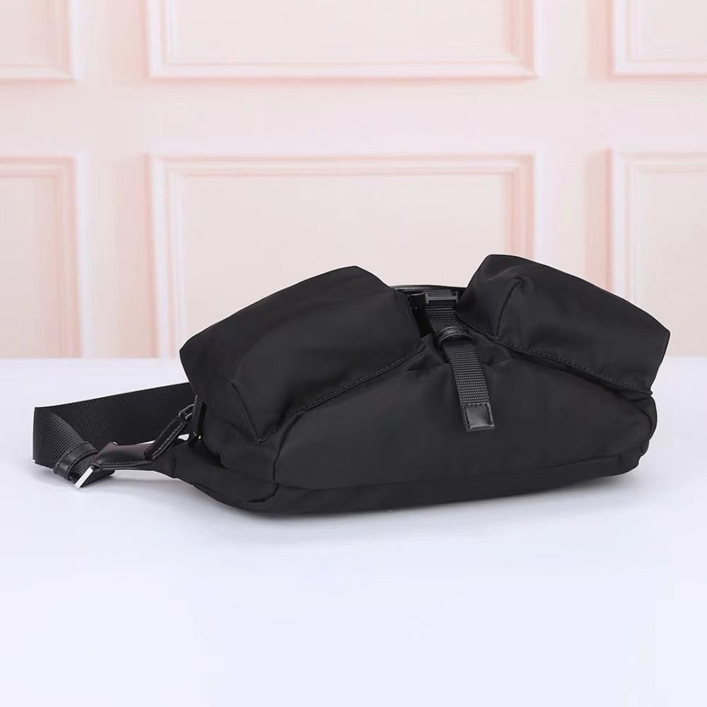Elegant Refined Nylon Shoulder Bag