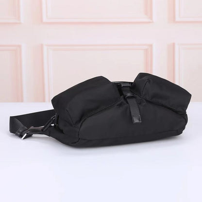 Elegant Refined Nylon Shoulder Bag