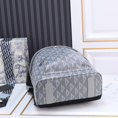 Italian-Inspired Luxury Black Quilted Calfskin Backpack