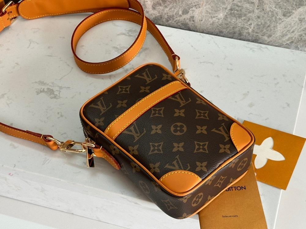 Stylish Monogram Leather Crossbody Bag – Limited Edition