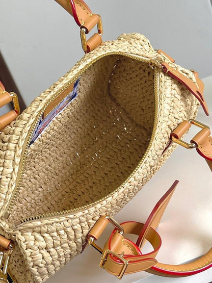 Modern Premium Embroidered Leather Shoulder Bag