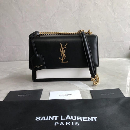 Modern Premium Silver Leather Bag
