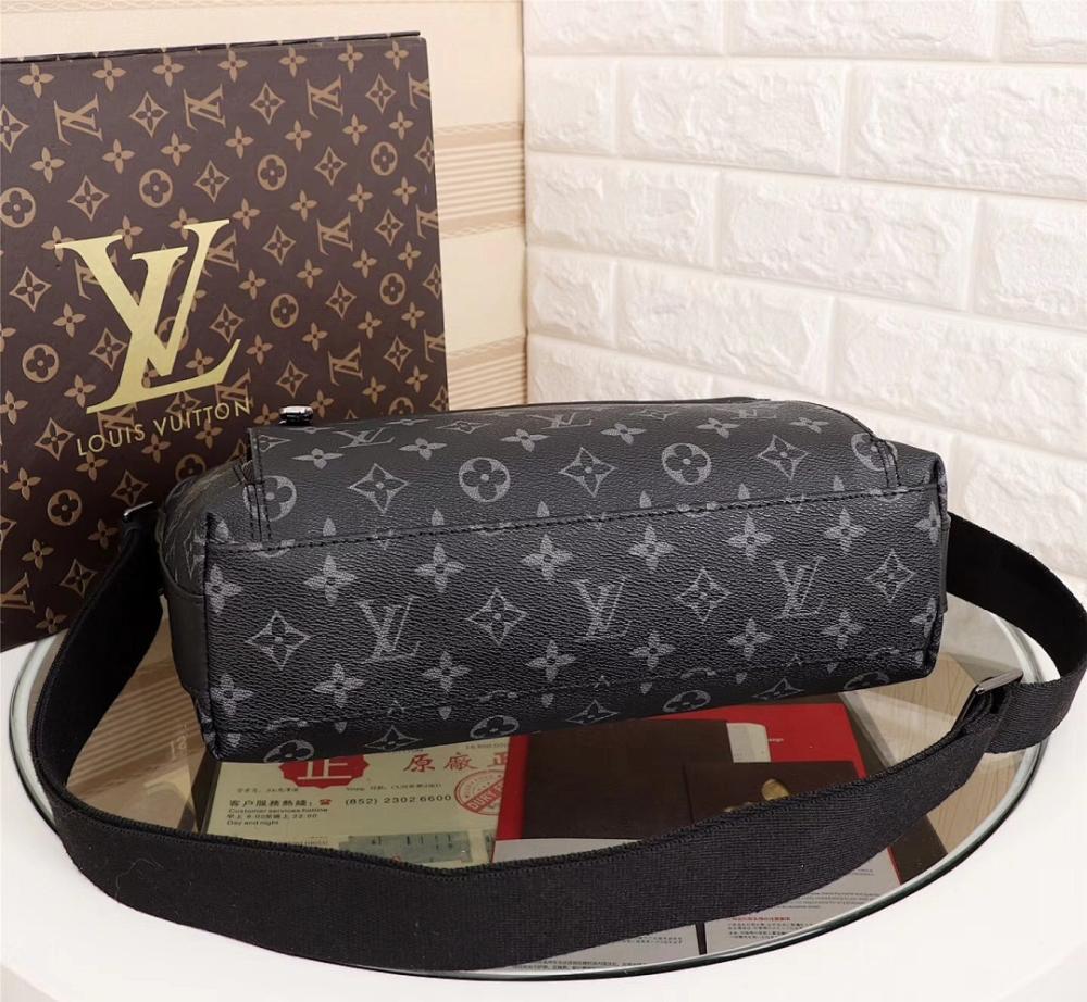 Elegant Stylish Silver Monogram Leather Bag