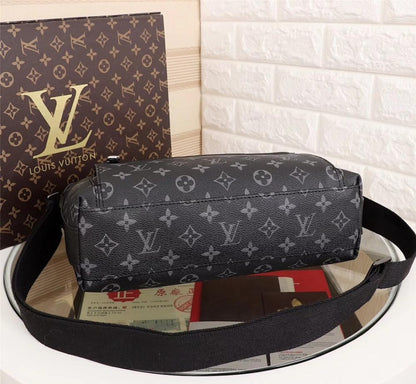 Elegant Stylish Silver Monogram Leather Bag