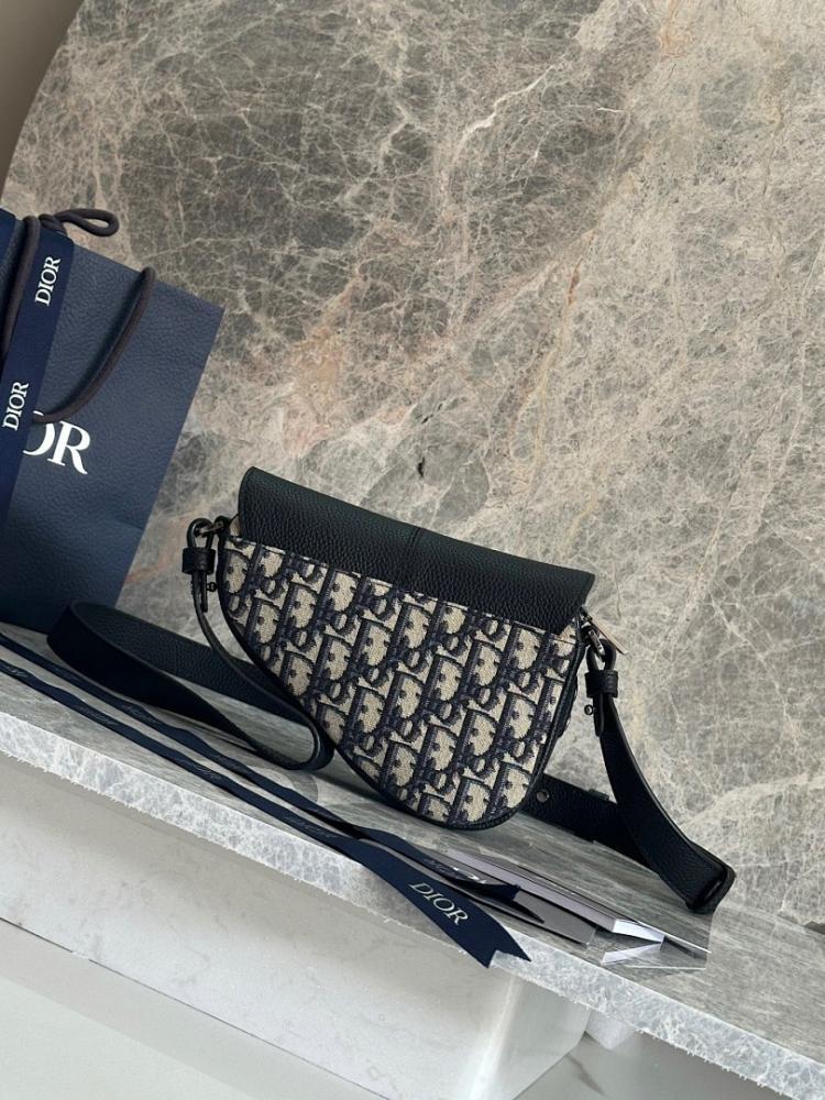Modern Premium Black Printed Calfskin Shoulder Bag