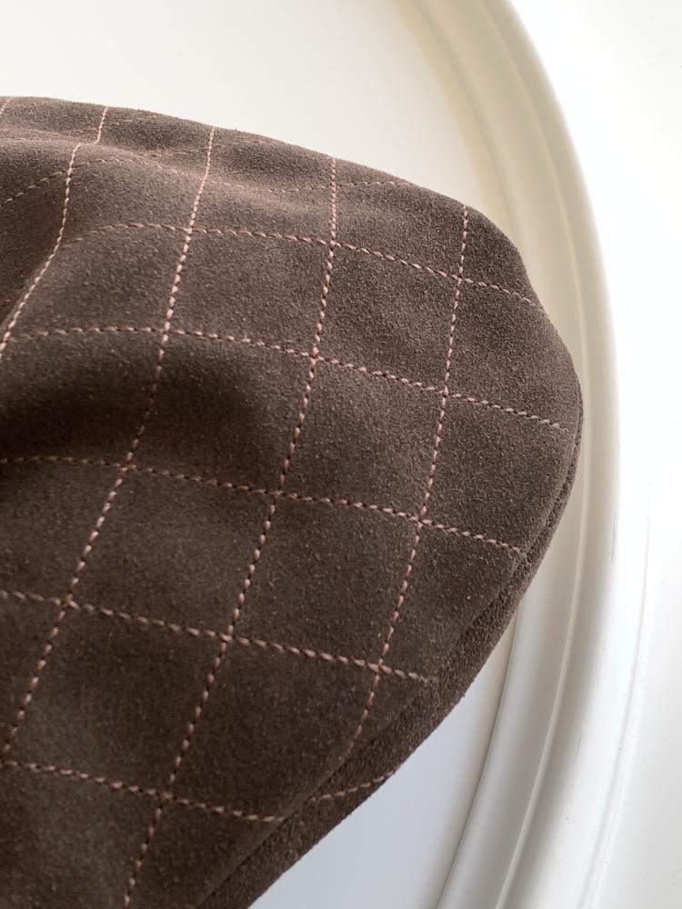 Suede Top Handle Bag