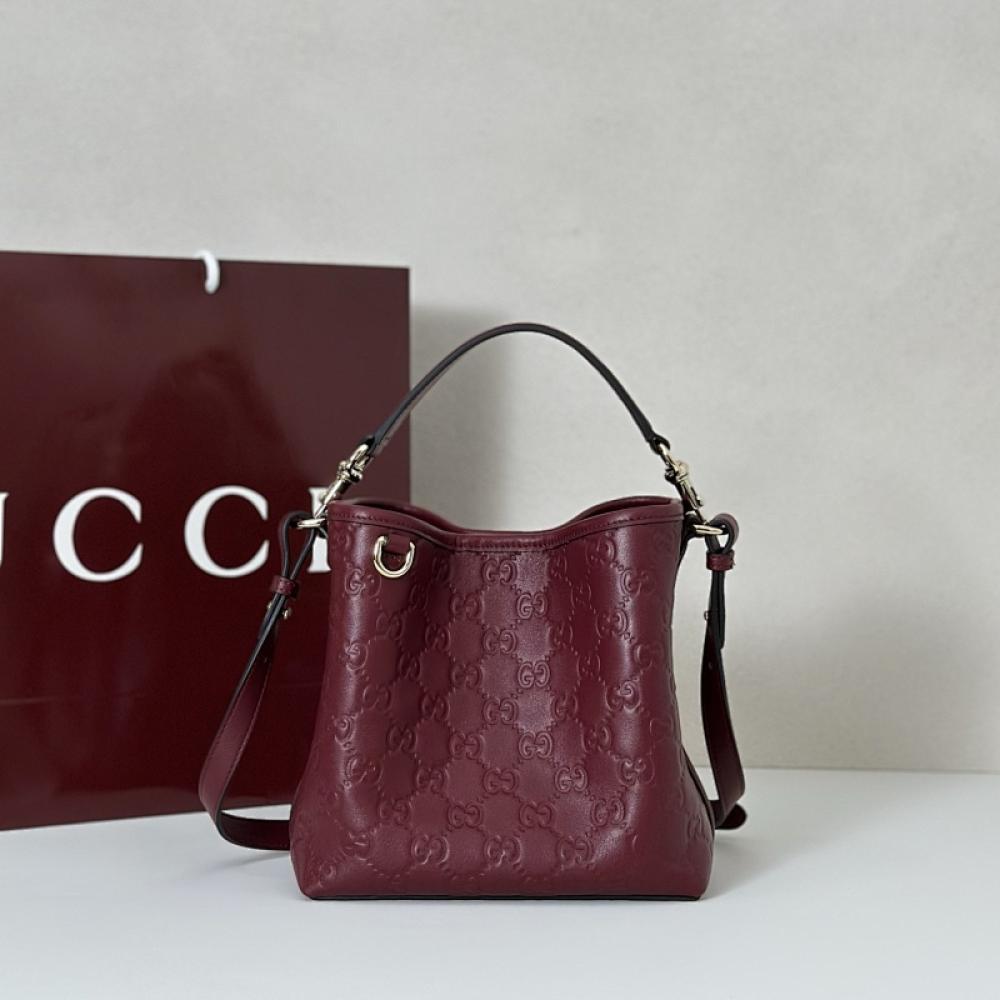 Leather Top Handle Bag