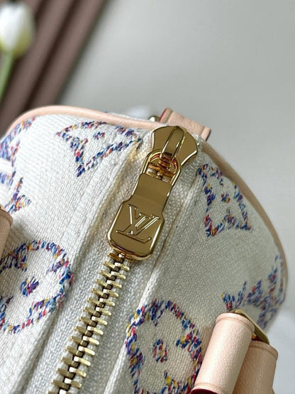 Elegant Refined Woven Jacquard Shoulder Bag